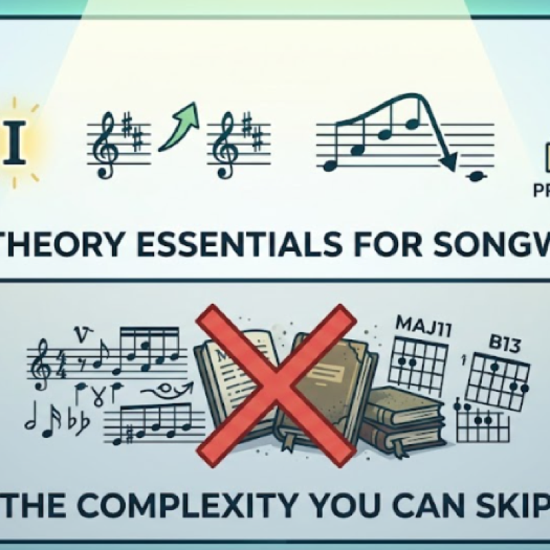 The Music Theory Every Songwriter Actually Needs (And the Stuff You Could Skip)